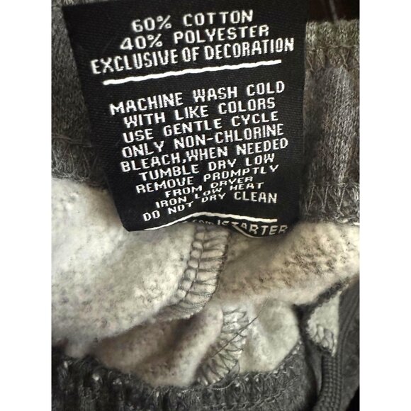 Starter Boys Grey Fleece Jogger Sweatpants Medium - Picture 4 of 4
